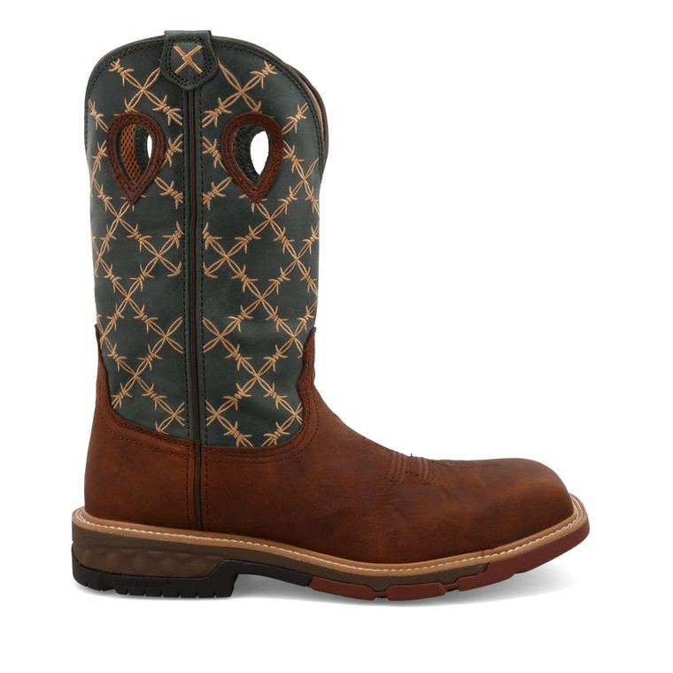 Twisted MXBN002 12" Western Wellington Nano Toe - 884882385215