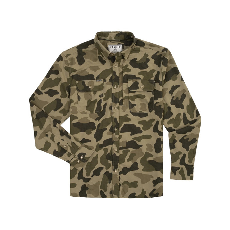 Poncho Flannel The Duck Blind Muck Long Sleeve -