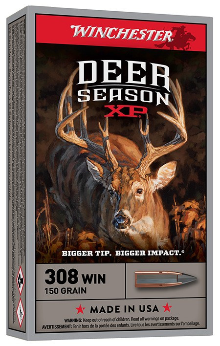 Winchester X308DS 308 Win 150GR Deer Season - (20/box) - 020892221550