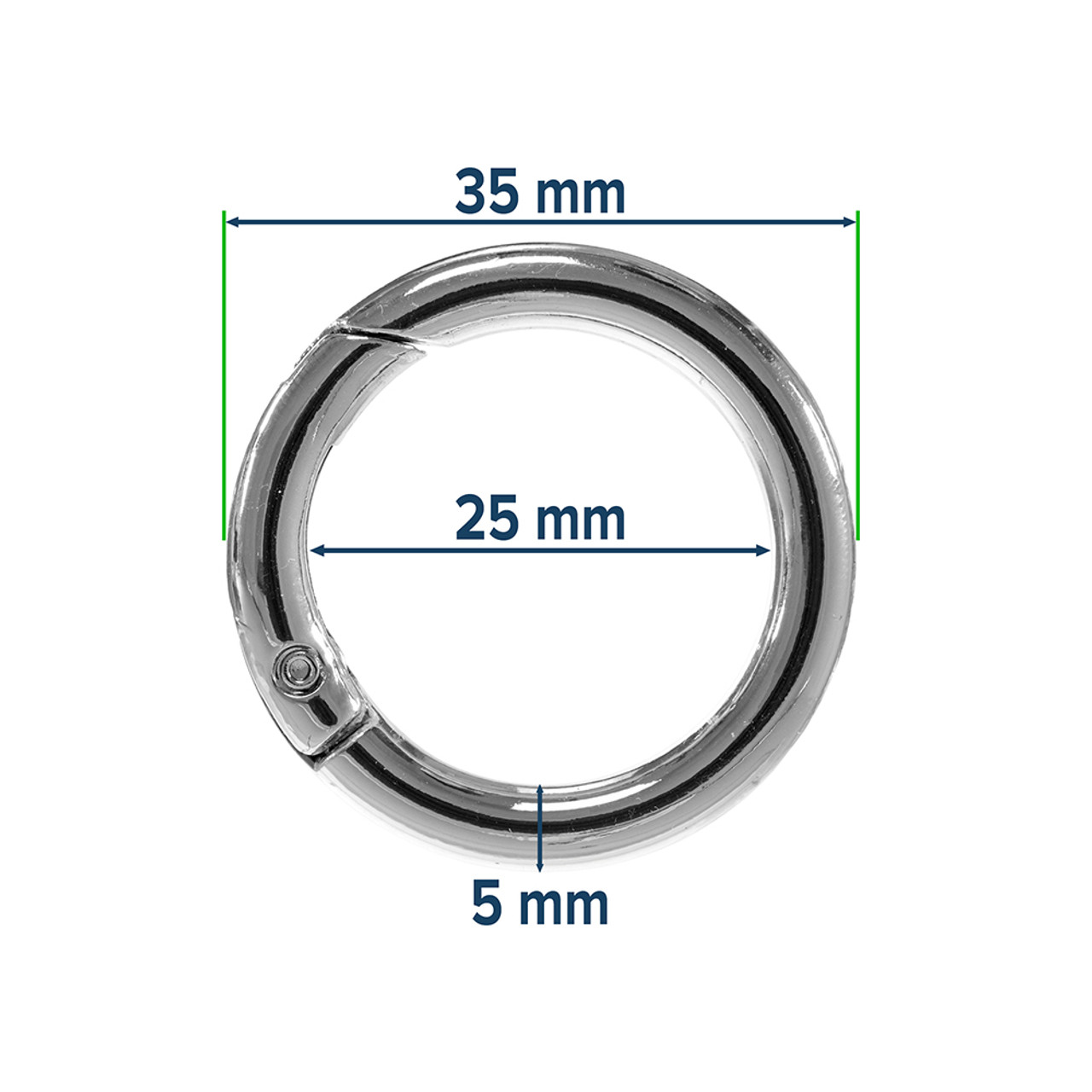 Silver Spring Gate O-Ring - 1 Inch | Paracord Planet