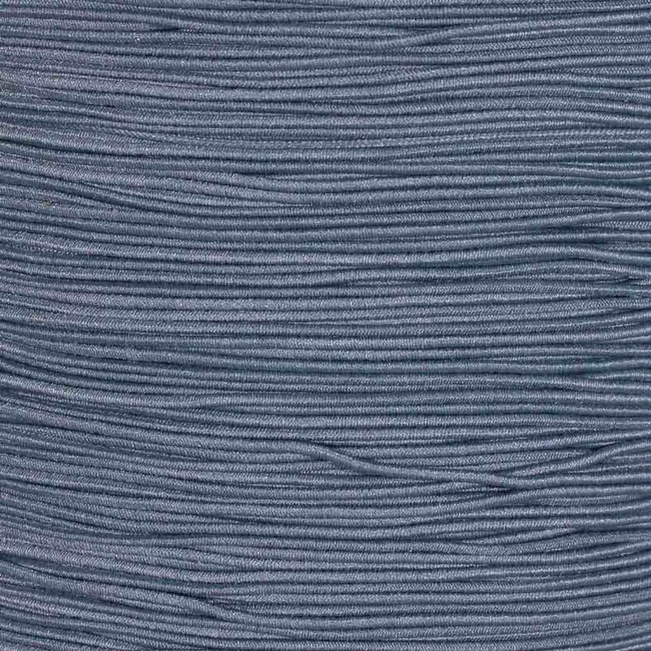 Charcoal Gray - 1/16 inch Elastic Cord