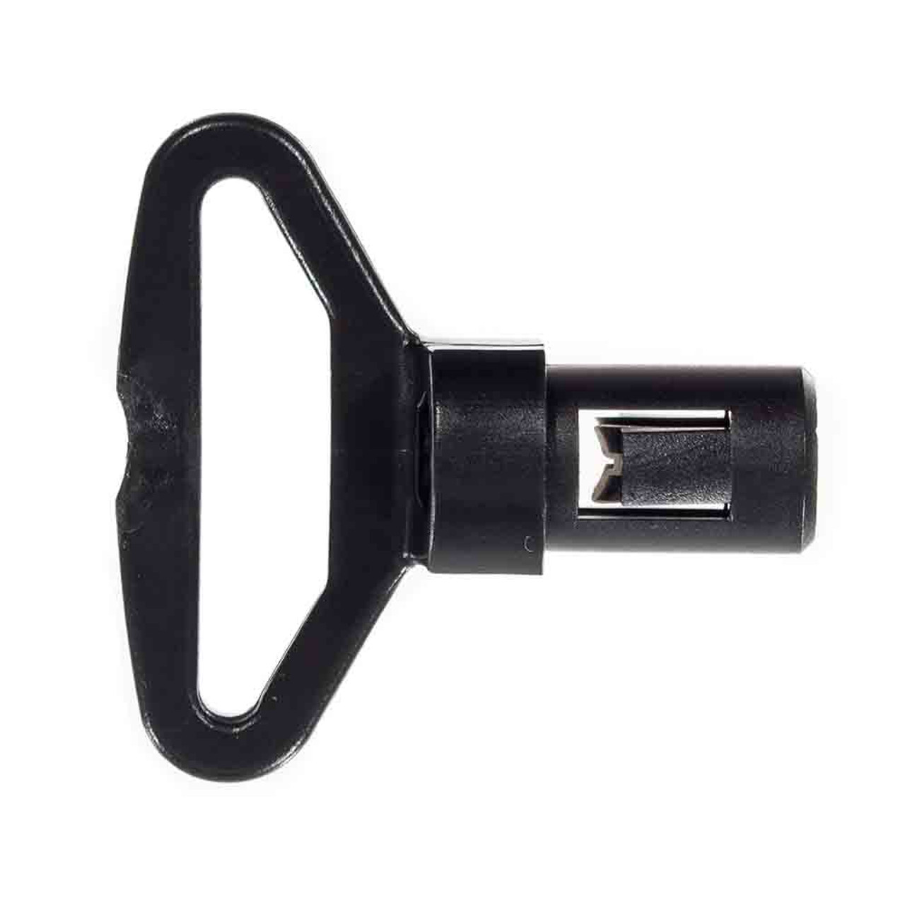 1/4'' Adjustable Shock Cord Hook - Black