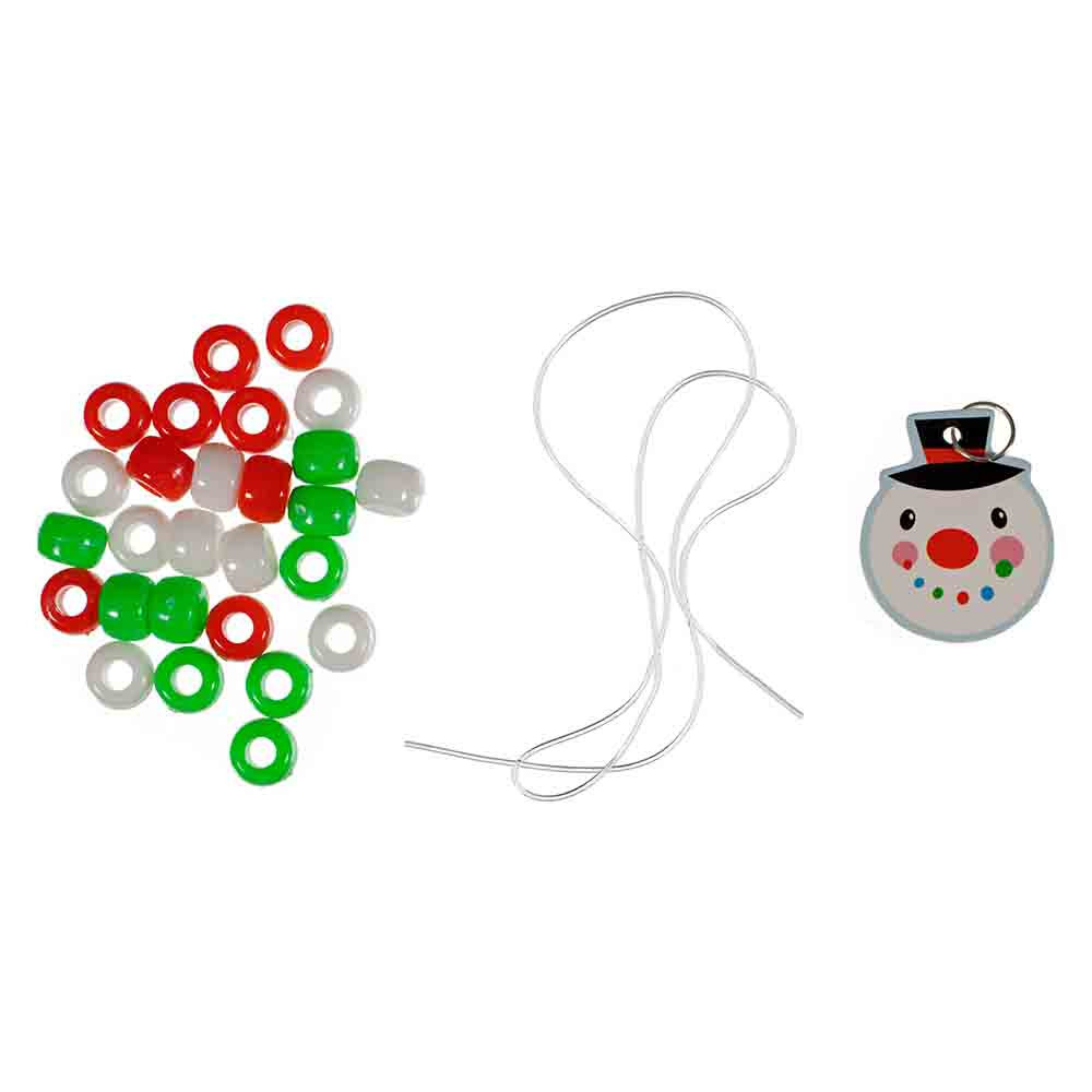 Christmas Bracelet Craft Kit Beaded Paracord