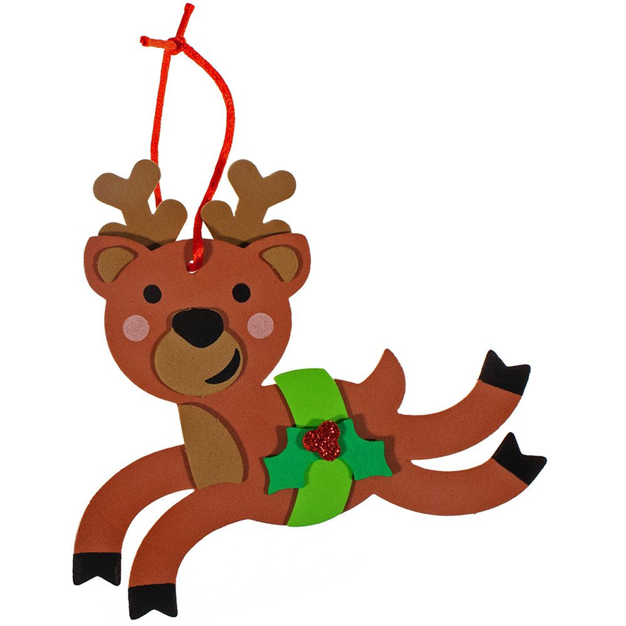 Christmas DIY Ornament Kit, DIY Reindeer Ornament Kit, Ornament DIY