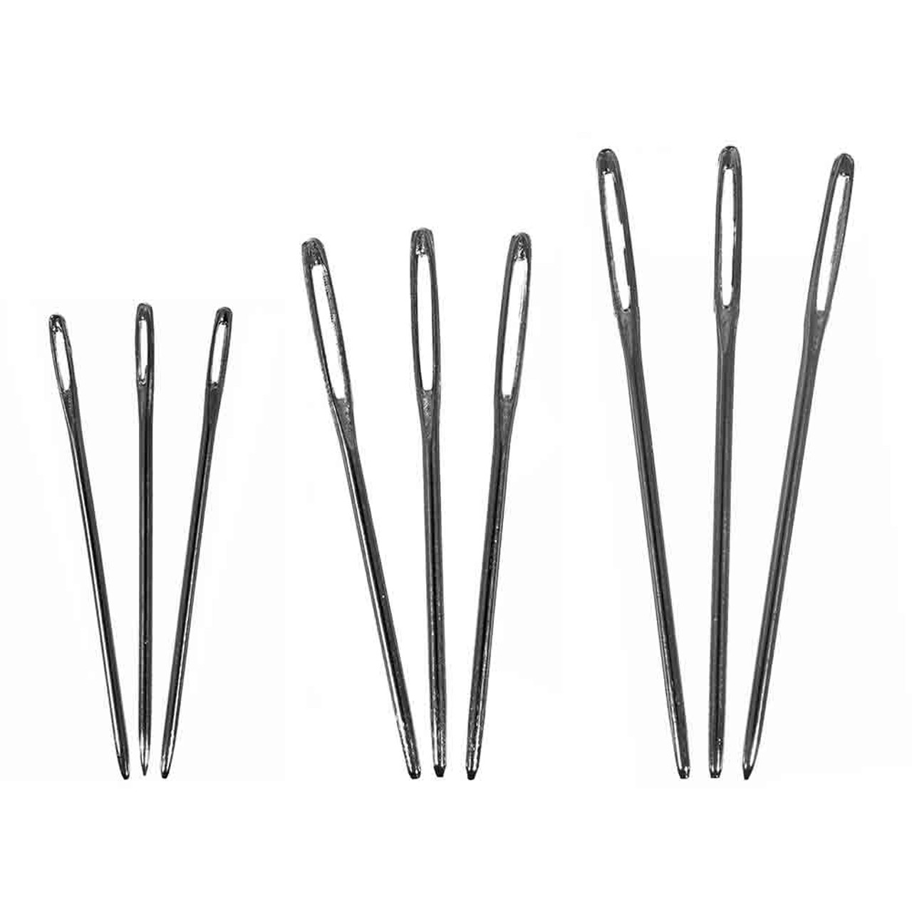 9 Piece Blunt End Large Eye Needle Set