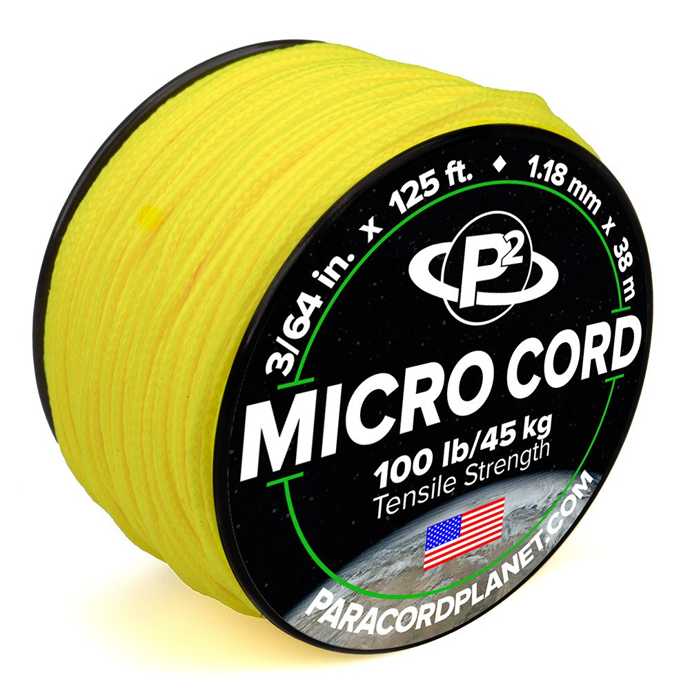Yellow Micro Cord | Paracord Planet
