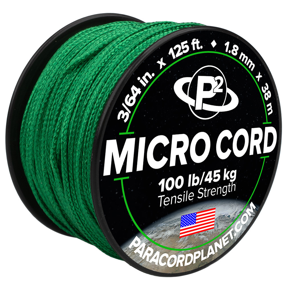 Kelly Green Micro Cord | Paracord Planet