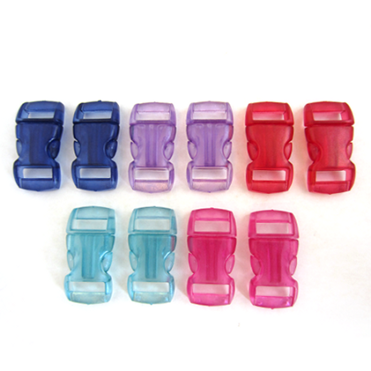 3/8 Inch Buckles (10 Pack) - Pastels