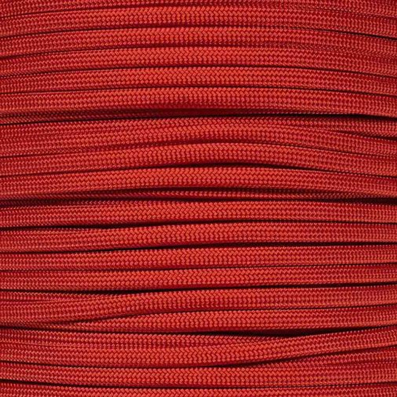 Scarlet Red 550 Paracord Made in the USA - 163- nylon/nylon paracord –  Paracord Galaxy