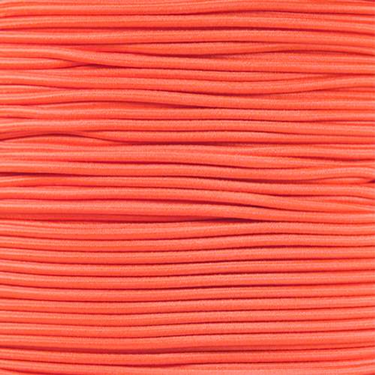Dac/polyester jacket bungee 100 ft x 1/8" Blaze Orange Shock Cord