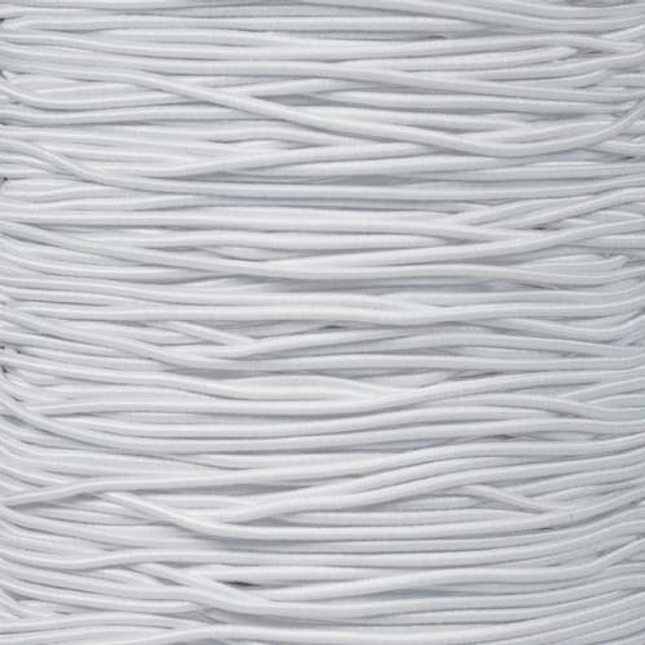 White - 1/16 inch Elastic Cord