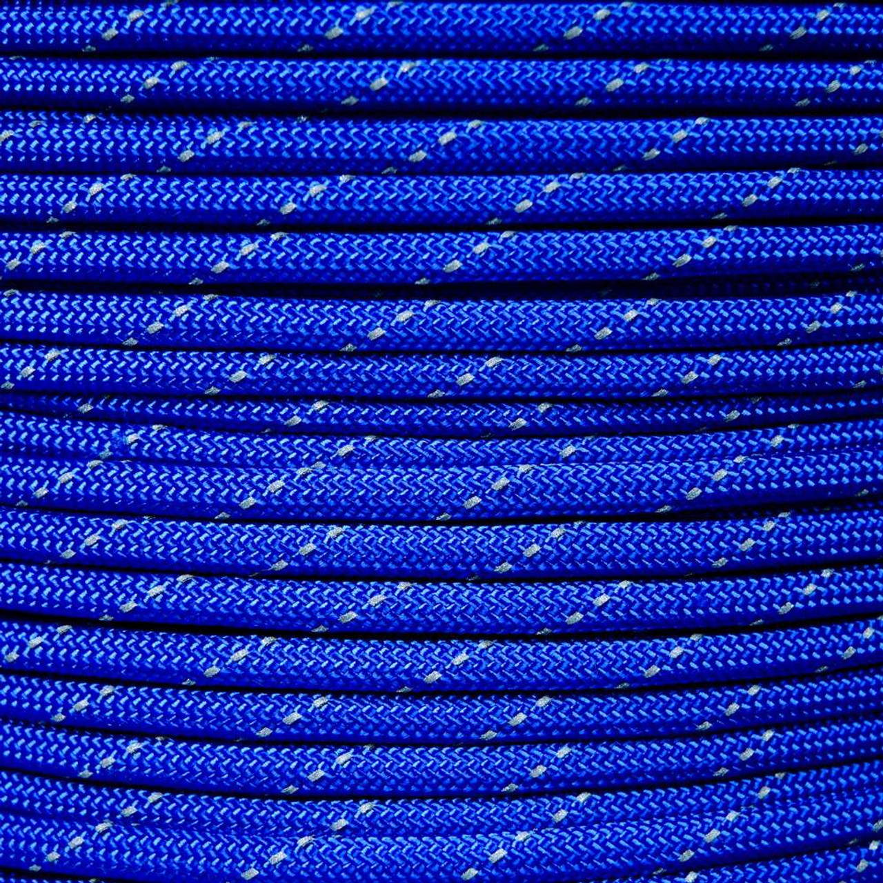 Reflective Electric Blue 550 Paracord - Spools