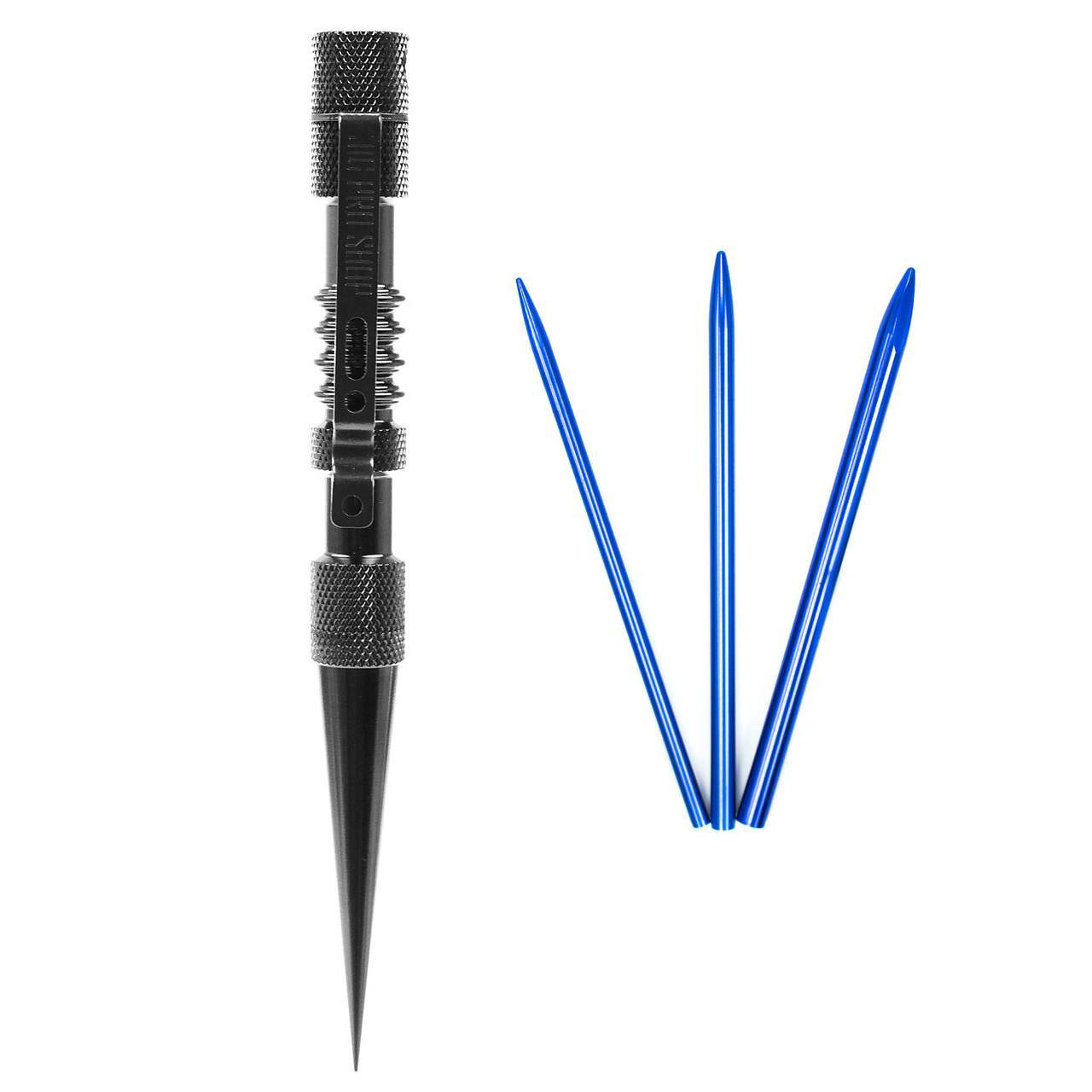 Knotter's Tool - Black w/ Blue Needles
