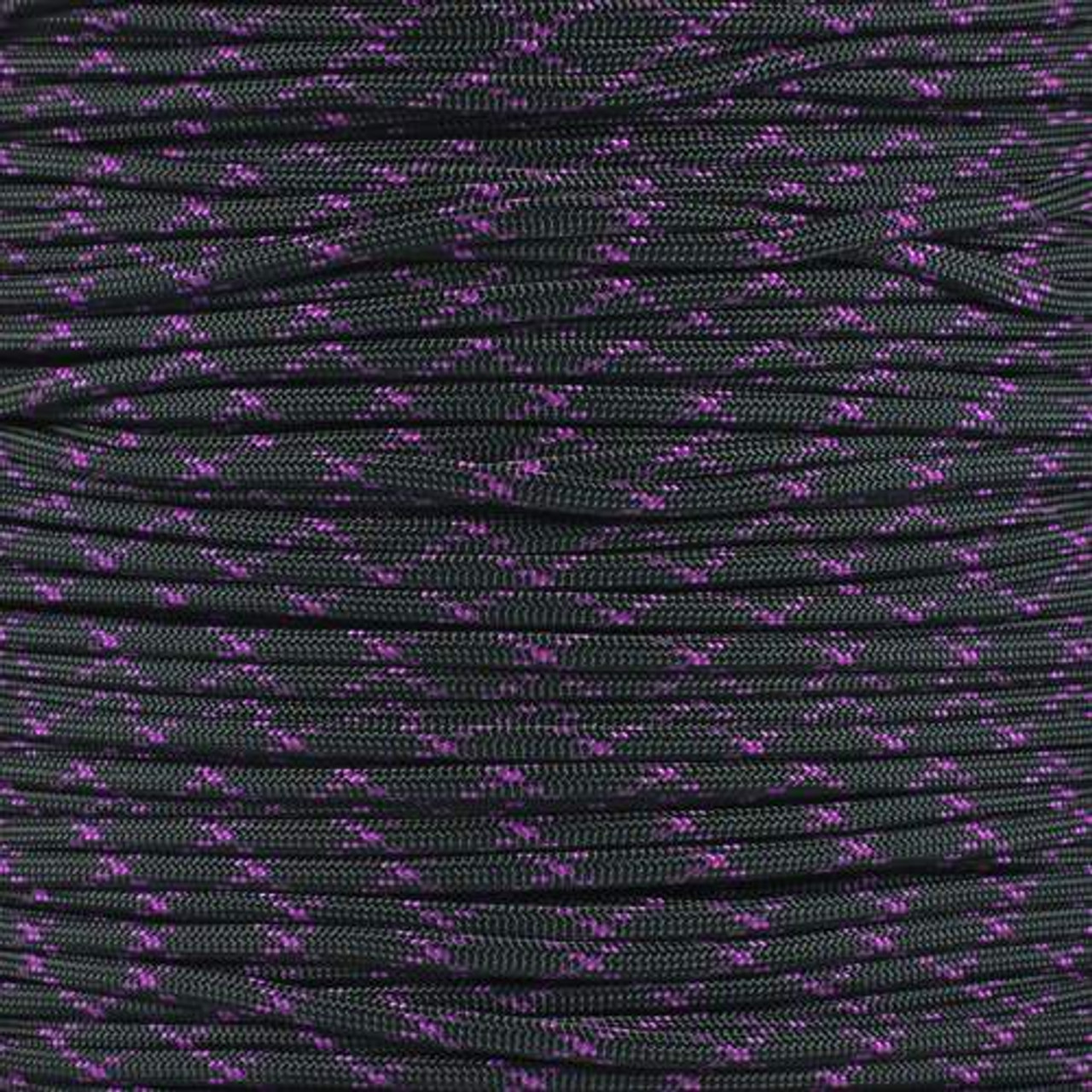 Black w/ Acid Purple X - 550 Paracord | Paracord Planet