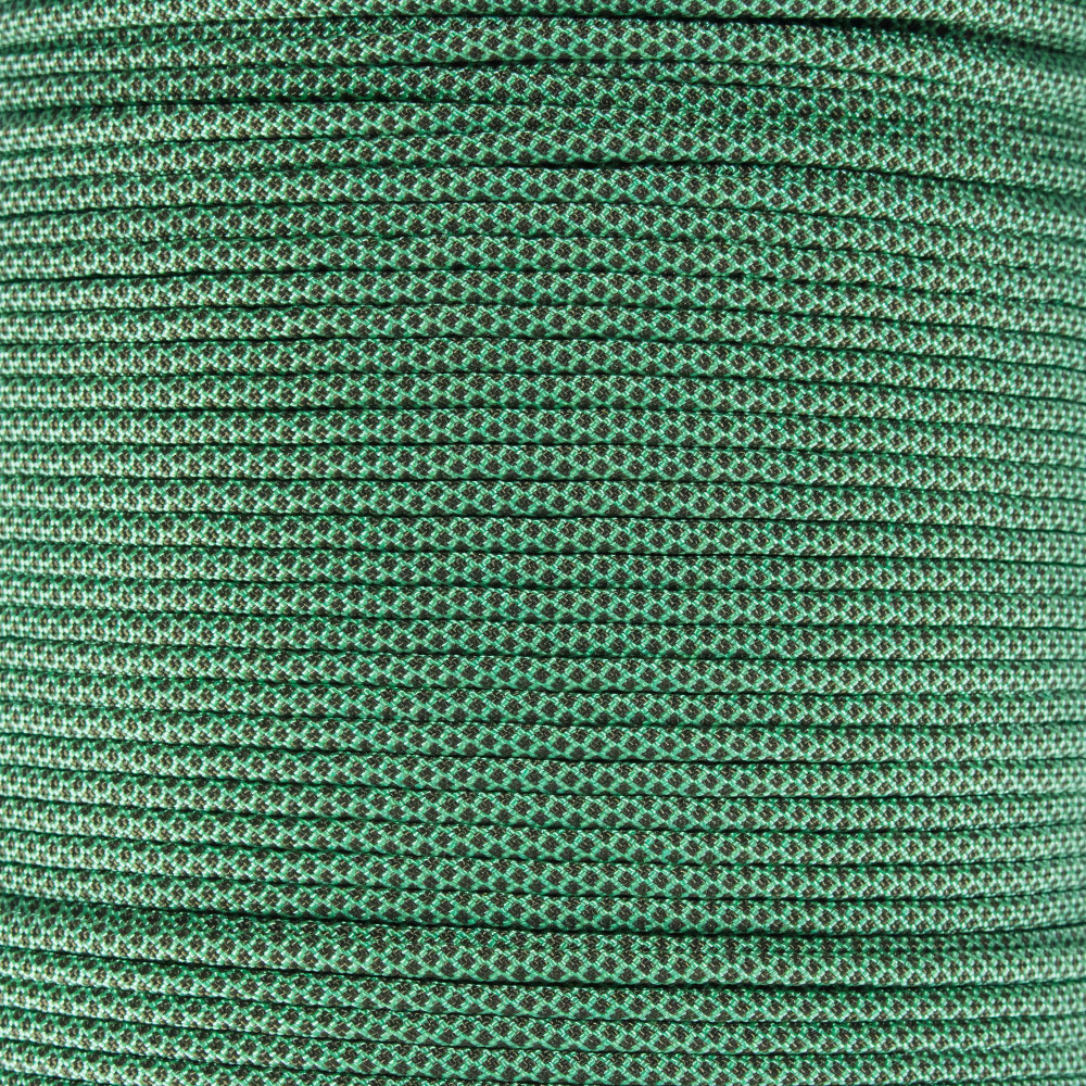 Mint w/ Olive Drab Diamonds - 550 Paracord | Paracord Planet