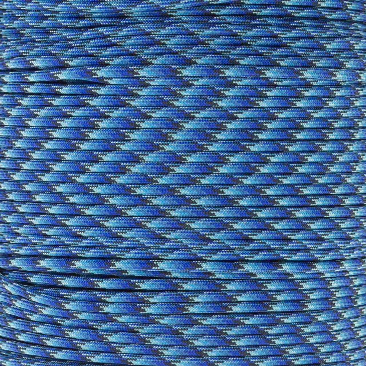 Blue Blend - 550 Paracord - 100 Feet