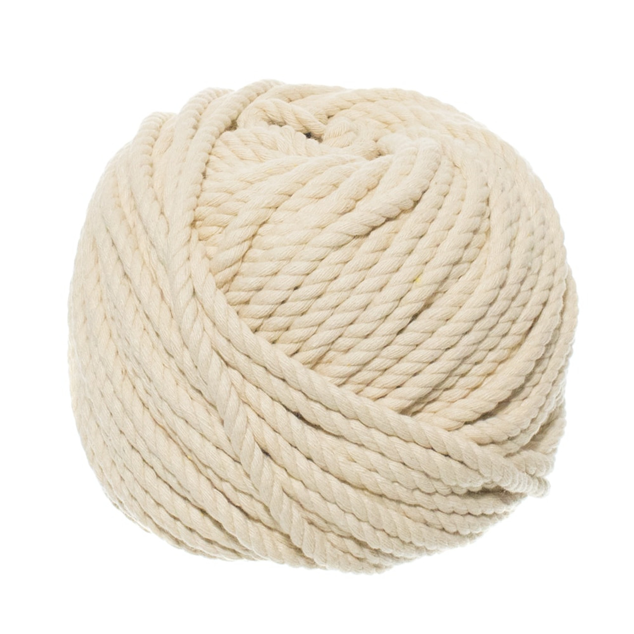 Natural 14 mm Macramé Twisted Cotton Rope