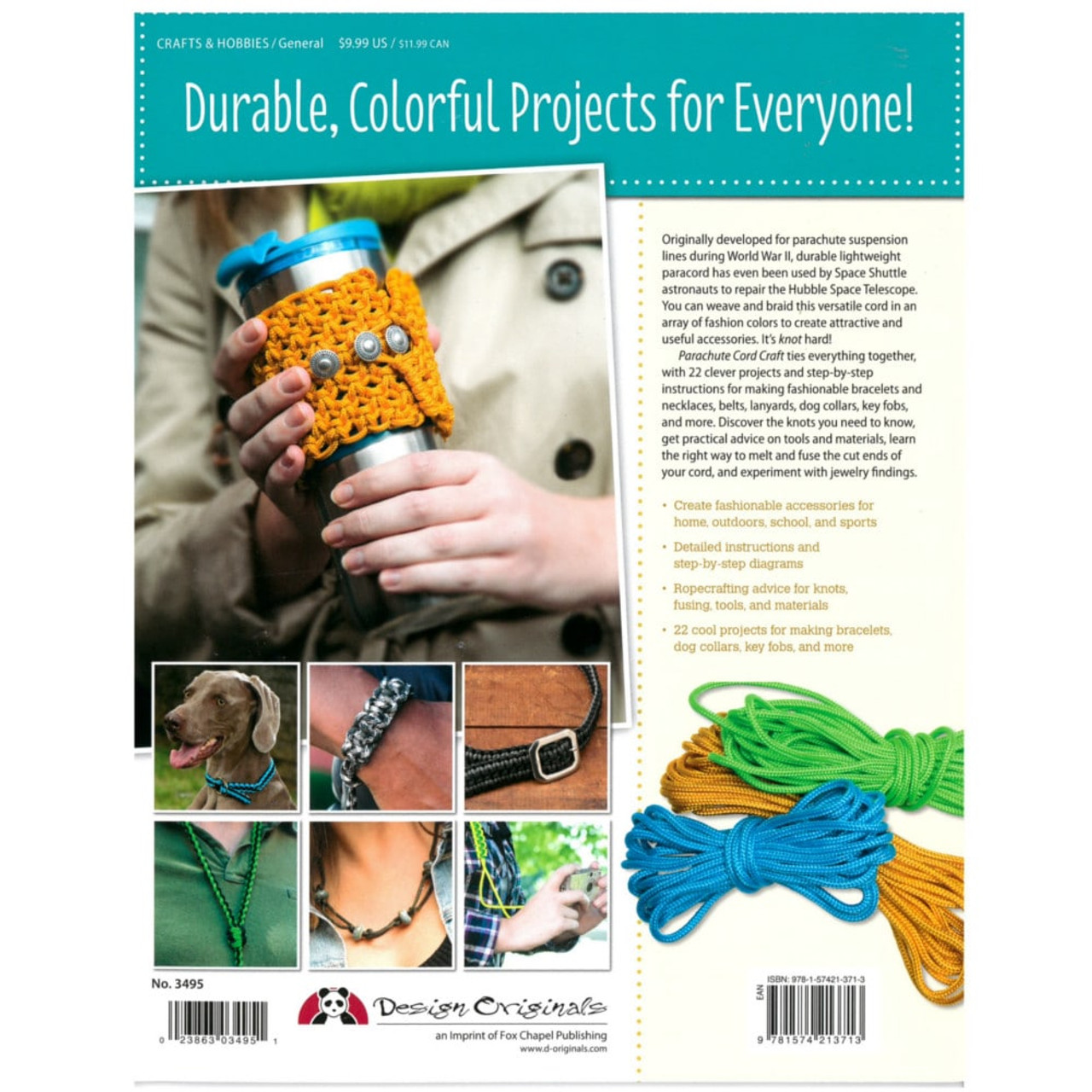 22 Unique Projects DIY Paracord Project Book Paracord