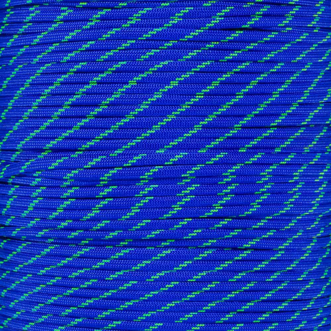 Paracord Planet Diamond Pattern Type III 550 Paracord - Vibrant Color Selection - Multiple Sizes Available, Size: 25 Feet, Green