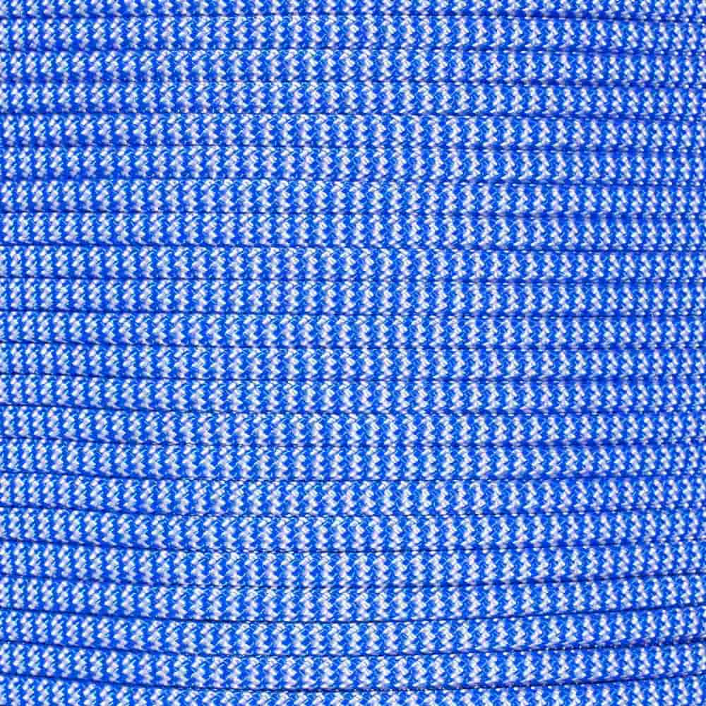 blue check soft nylon shellParker ドローコード White and Royal Blue Shockwave - 550 Paracord | Paracord Planet