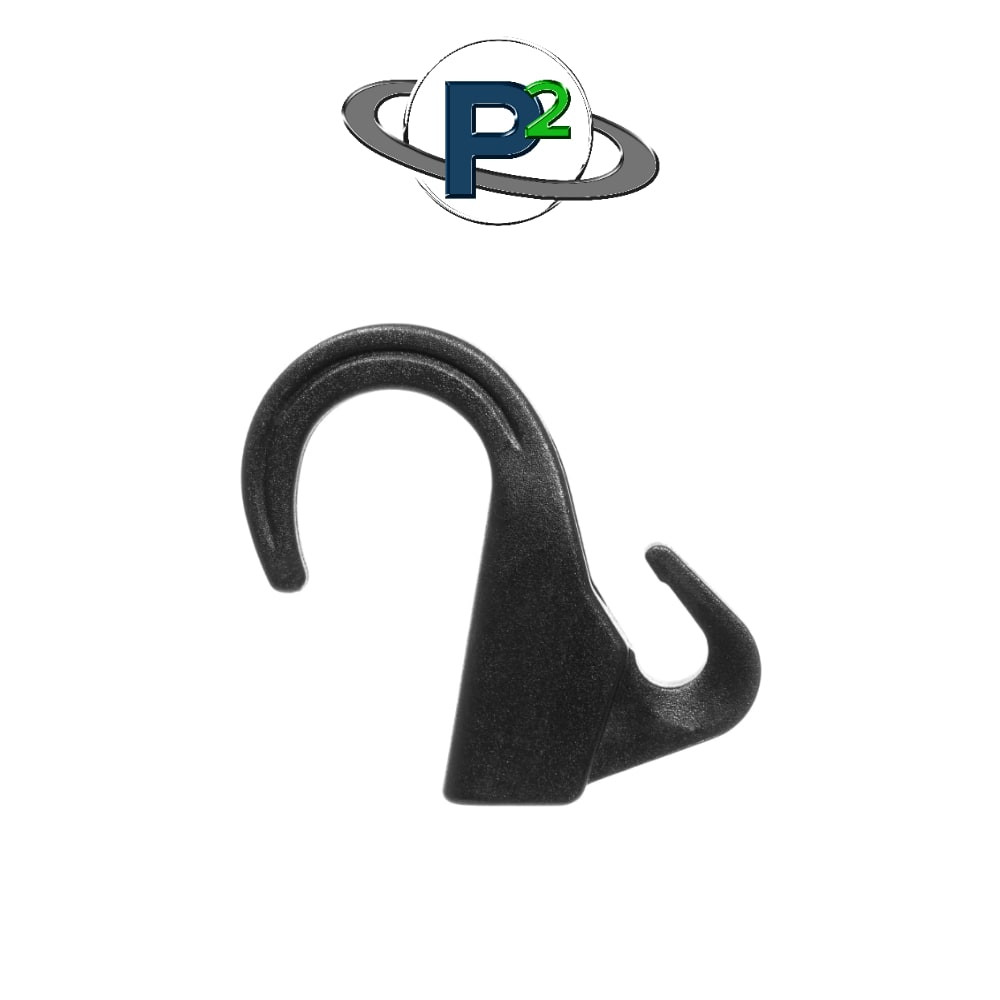 8mm Paracord Hooks - Black | Paracord Planet