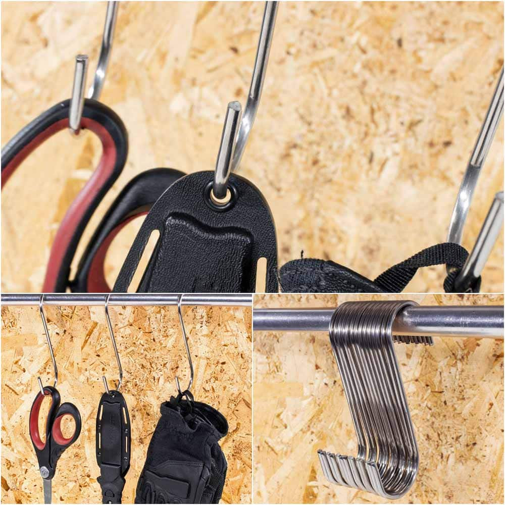 Large Steel SHooks Paracord