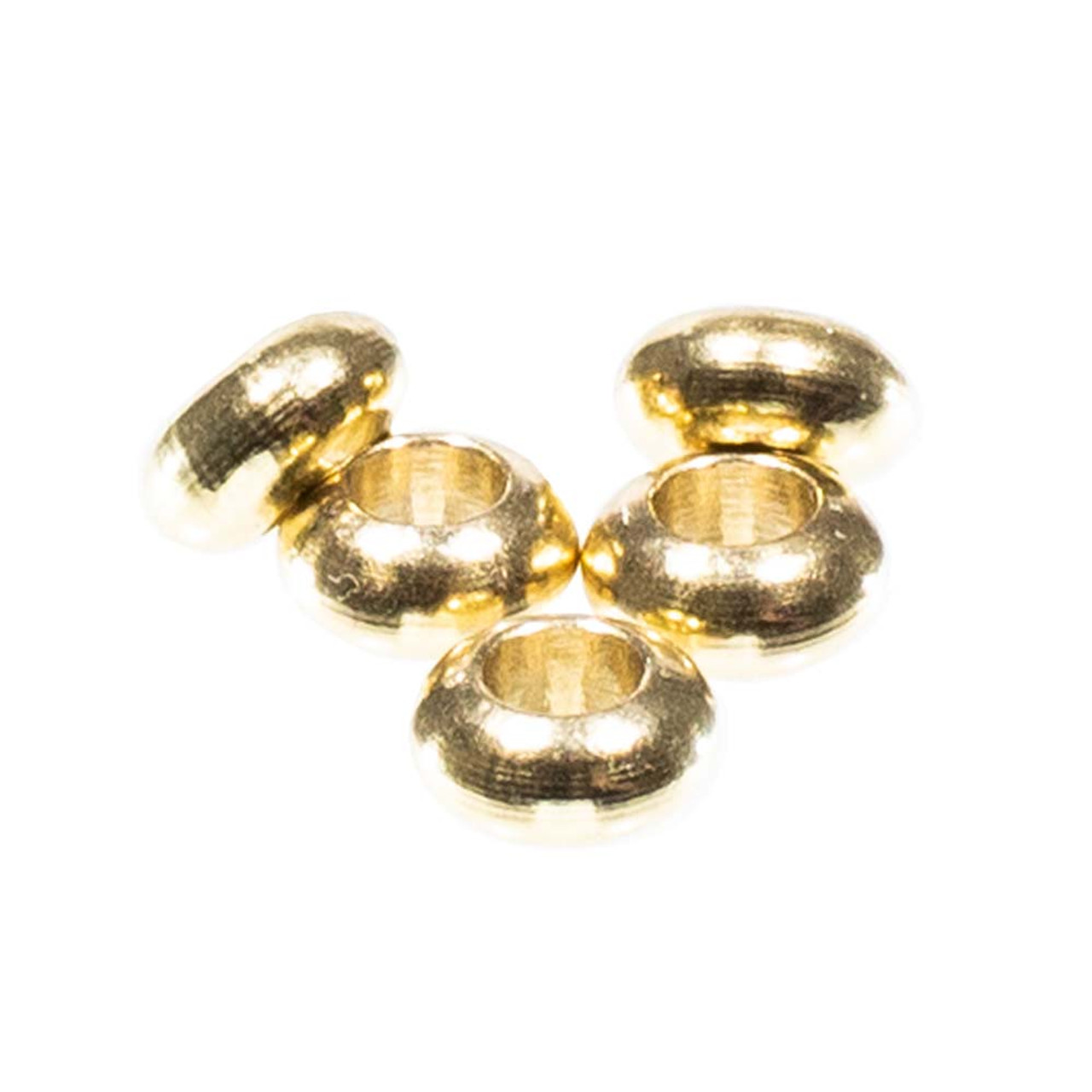 10pc tube beads, gold rondelle beads, large hole beads, bracelet beads,  rondelle, barrel beads, bead spacers, cylinder necklace beads