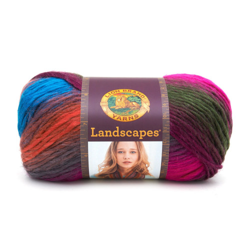 Lion Brand landscapes Yarn - Blue Lagoon