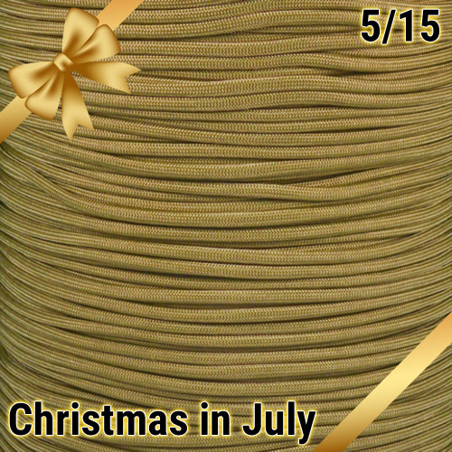 Gold - 550 Paracord  -  100 Feet