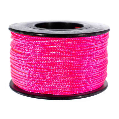 Neon Green Micro Cord with Reflective Tracers - 125 Feet
