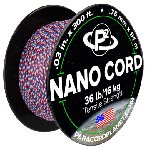 Red Nano Cord - 300 Feet | Paracord Planet