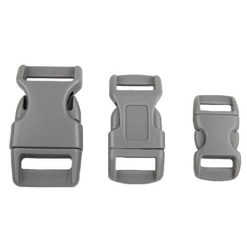 Titanium Contoured Side-Release Buckles