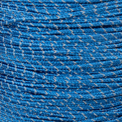 Purssian Blue - Camp Cord with Reflective Tracers
