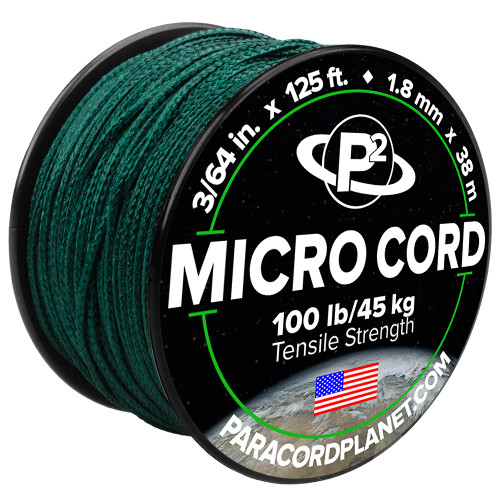 Kelly Green Micro Cord | Paracord Planet