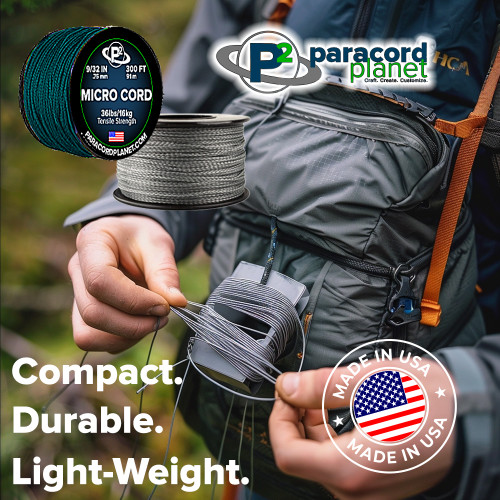 Neon Orange Micro Cord | Paracord Planet