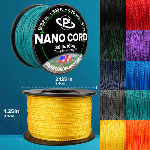 White Nano Cord - 300 Feet | Paracord Planet