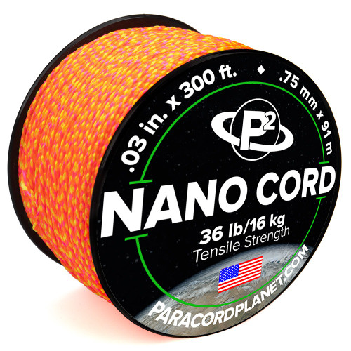Red Nano Cord - 300 Feet | Paracord Planet