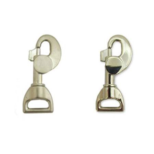 256-1 Lobster Clasp 1/2 Swivel Trigger Snap Hook Nickel - Clearance Center