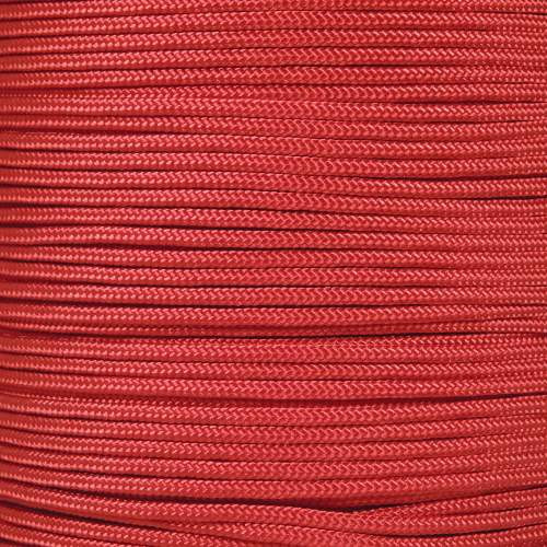 Red 325 Paracord Parachute Cord 100% Nylon 21ft. Made in America