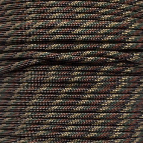 PARACORD PLANET Paracord-Seil – Typ III, 5-strängig, 2,38 Mm, 30 M, Schokoladenbraun – Bruchlast 125 Kg