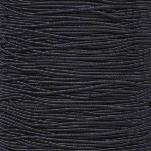 Black - Elastic Cord 2.5 mm (100m Spool)