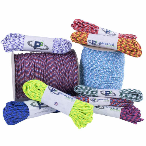  Paracord Planet Type III 550 Paracord – 600+ Colors – Hanks  from 10-100 Ft and Spools from 250-1000 Ft - Perfect for Indoor, Outdoor, &  DIY Projects : Sports & Outdoors