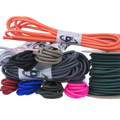 Lilac 1/8 Shock Cord - BORED PARACORD Marine Grade Shock/Bungee/Stretch  Cord 1/8 inch x 100 feet Several Colors - Made in USA 