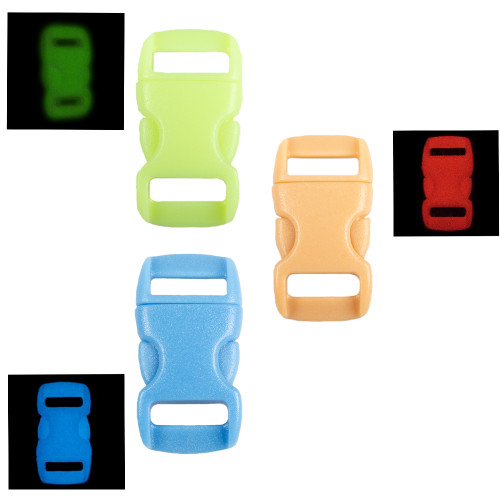 3/8 Inch Buckle - Glow in the Dark Colors