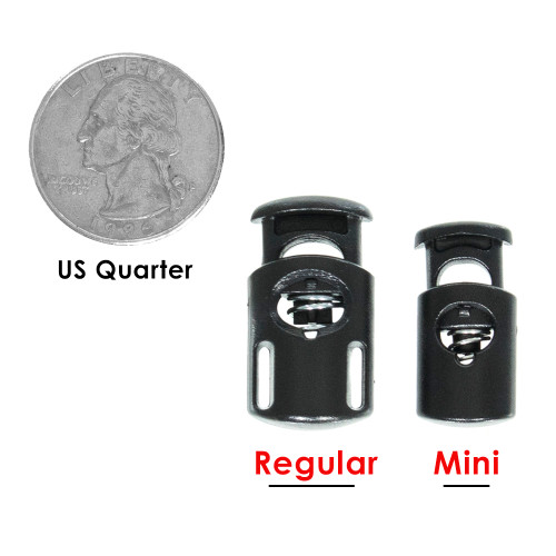 Mini Single Barrel Cord Lock - Black