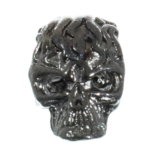 Dark anatomical human skull paracord beads - Paracord skull beads