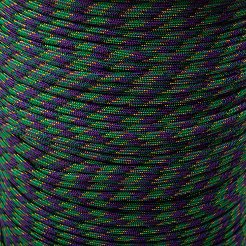 Mardi Gras - 550 Paracord - 100 Feet