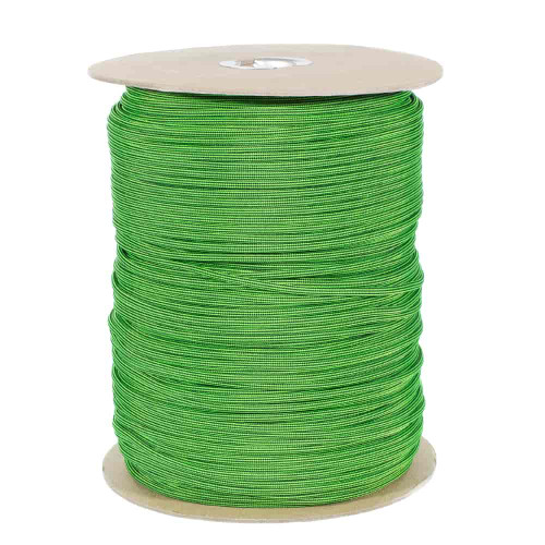 550 Paracord Green and Graphite Stripes USA Made Polyester/Nylon