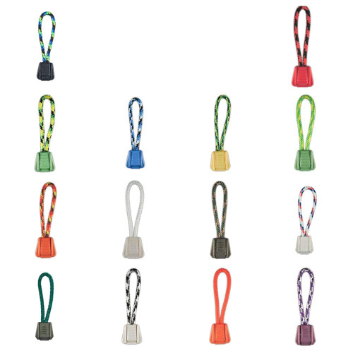 20 Pack Zipper Pull Cord Ends Zipcords Stopper Paracord Parachute