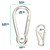 2" Aluminum Carabiners
